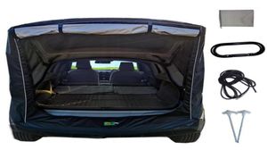 Zelte und Unterstände Auto-Kofferraum-Zelt im Freien Selfdrive Tour Heckverlängerung Sonnenschutz Regenschutz BBQ Camping Heckmarkise für SUV Hatchb1533365