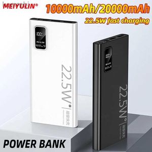 Cell Phone Power Banks 20000mAh Portable Power Bank 22.5W USB C Fast Charging External Spare Battery 10000mAh 10W Powerbank for iPhone SamsungL240111