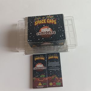 Atacado Space Caps 4G Cogumelo Leite Caixas de embalagem de chocolate com invólucro de folha de molde compatível