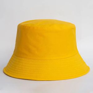 Unisexe özelleştirilmiş geri dönüşümlü kova şapkaları erkek kadın pamuk balıkçı kapağı kız çocuk günlük tatil chapeau bob casquette gorras 240110