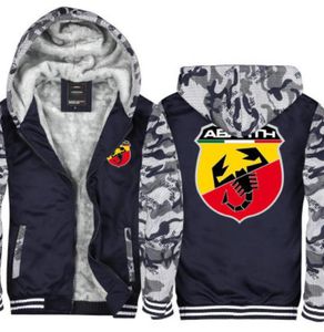 2019 Winter Hoody FIAT Abarth Auto Logo Männer Frauen verdicken Herbst Hoodies Kleidung Sweatshirts Reißverschluss Jacke Fleece Hoodie Streetwear9916888