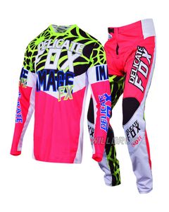 Delicate Fox 180 Heritage Venin Spiderwebs Jersey Hose Motorrad MX ATV Dirt Bike UTV MTB Racing Gear Set2797742