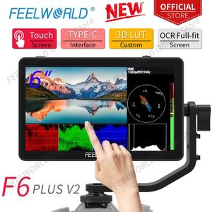 Bags Feelworld F6 Plus V2 6 Inch Camera Dslr Field Monitor 3d Lut Touch Screen Ips Fhd 1920x1080 Video Focus Assist Support 4k Hdmi