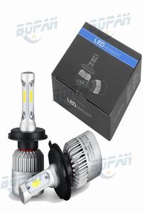 S2 Araba LED Far Kiti H4 H7 H11 9004 HB3 9007 HB4 H1 9012 H13 KOBİ LED LAMBA Tek Yüksek Düşük Işın Dalgalı Beam3299036