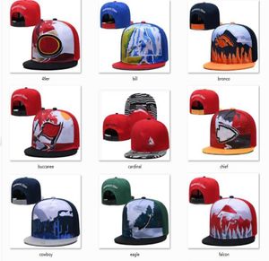 NY 2021 FOTBALL Snapback Hats Cap All Color 16 Team Hats Mix Match Order