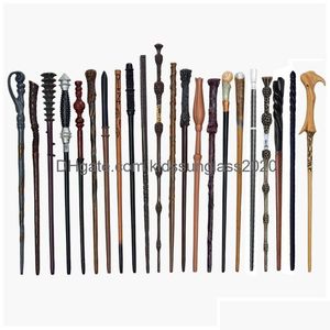 Gry filmowe S Magiczne różdżki Cosplay Actoion Figures Ginny Snape Metal/Iron Core Magical Wand Bez pudełka Prezenty Bożego Narodzenia Drop Gelive DHQ15