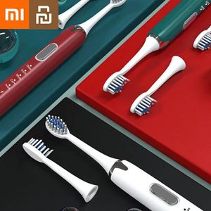 Whitening Xiaomi Sonic elektrische Zahnbürste USB wiederaufladbar IPX7 wasserdicht Mundhygiene saubere Erwachsene Zähne Bürste Körperpflegegeräte
