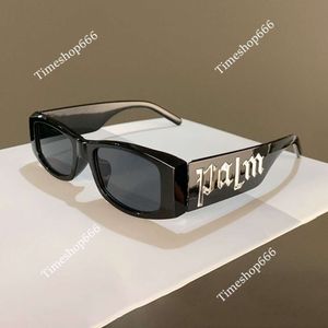 Palmangel designer solglasögon för kvinnor män esigner sommar nyanser polariserade glasögon stor ram svart vintage överdimensionerade solglas av kvinnor manliga gifs