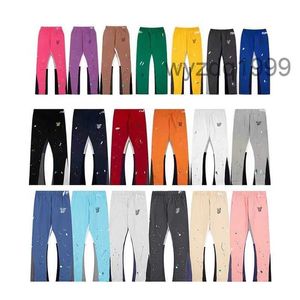 Mens Jeans Fashion Pants Designer Letter Print Sweatpants Women High Street Tees Couple Loose Versatile Casual Traight Dept Short Sleeves Shirtstealte5635 5U813