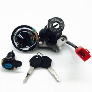 Ignition Switch Fuel Gas Cap Keys Set For Yamaha XVS125 XVS250 XVS400 XVS650 XVS1100 Drag Star V-Star Classic Silverado Custom
