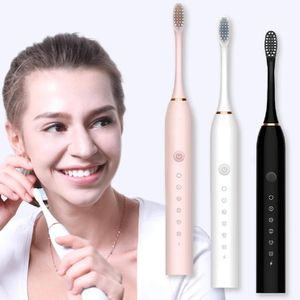 Whitening 6 Clean Modes X3 Sonic Electric Toothbrush For Adult USB Rechargeable Tooth Brush Washable Teeth Whitening and Cleaning Brush