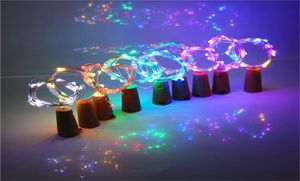 2M 20LED Lamp Cork Shaped Bottle Stopper Light Glass Wine 1M LED Copper Wire String Lights For Xmas Party Wedding Halloween7101418