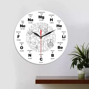 Duvar saatleri metal el saati sessiz modern akrilik dijital dijital olmayan kuvars saat oda yatak odası için