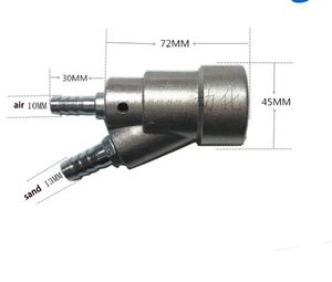 utrustning sandblästrande pistolhuvud verktyg del luft sand spräng maskin våt torr blaster smycken verktyg borbid sandblaster munstycke