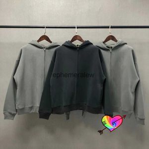 Men's Hoodies Sweatshirts Oversize SEASON 6 Hoodie 2021 Men Women High Quality Fleece W Zipper Solid Season Poet Pullovers 5ephemeralew