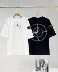Mens T Shirt Luxury Brand Clothing Shirts Pure Cotton Short Sleeve Designer Spring Summer Tide Herrkvinnor Tees 01