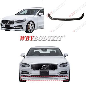 16-2024y Volvo S90 atualização ESRT pequeno círculo dianteiro lábio traseiro spoiler dianteiro bocal de escape pá dianteira v90cc faca de ar frontal Kits de corpo Spoiler dianteiro Pára-choques