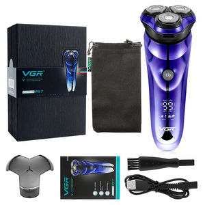 Men's Shaver Beard Trimmer With LED Display Electric shaver Men Clipper Razor Portable Shaving Machine 240110