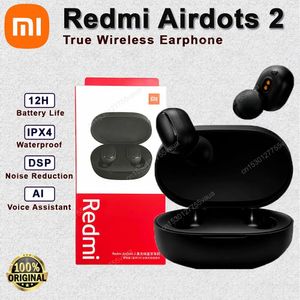 Kontrola Xiaomi Redmi Airdots 2 Bezprzewodowe Bluetooth 5.0 Słuchawki stereo basowe airdots2 mi ture bezprzewodowe wkładki douszne z mikrofonem