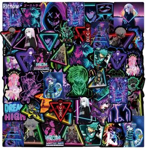 50st Neon Sticker Mix Anime My Hero Academia Graffiti Stickers CAR COMPUTER TELEFON BAKEPTOP COOL WATERESCHT SIKER8460330