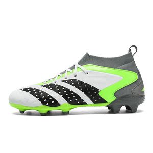Botas de futebol masculinas da moda fg/tf jogo profissional leve futsal chuteiras sapatos de futebol tênis de relva 240111