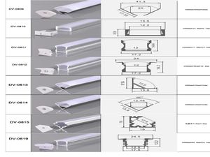 Claite 50cm U V YW TRI Style Aluminium Connermant for LED Strip Light Bar تحت مصباح خزانة مطبخ 18 سم واسعة 5196747