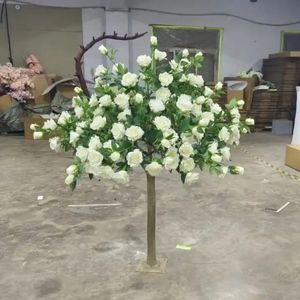 Wholesale Wedding/Event/Home/Mall Tree Plant Decoration Pink/White Silk Sakura Flowers Trees Artificial Cherry Blossom Trees