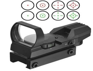 Optics Compact 1x22x33 Reflex Red Green Dot Sight Scope 4 Reticle for Hunting Tactical Reflex Redgreen Laser 4 Reticle8868611