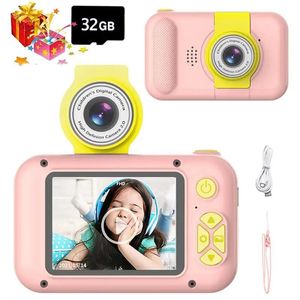 Accessories Kids Camera Childrens Digital Camera with Flip Lens 1080p 2.4 Inch Hd Screen Video Recorder Camcorder for Child Birthday Gift