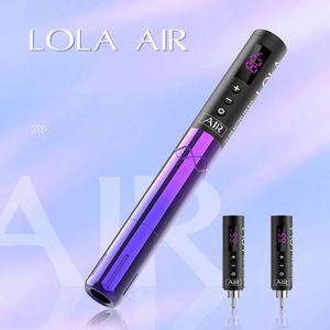 EZ Lola Air Permanent Makuep Tattoo Pen Wireless Battery Tattoo Machine for Tattoo Eyebrow Eyeliner Lips 3 Batteries 240110