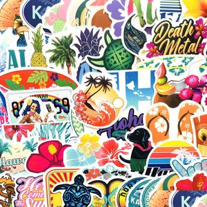 Skate Accessories 50Pcs Hawaii Stickers For Skateboard Water Bottle Laptop Lage Bicycle Motorcycle Phone Car Decals Party Decor Drop D Ot4Zi