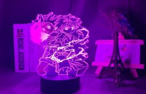 3d Lamp Anime Gon and Killua Figure Nightlight for Child Bedroom Decor Light Fans Gift Kids Led Night Light2400328