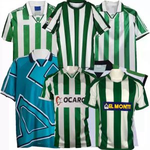 Joaquin Betis Retro Soccer Jerseys 1982 85 88 89 1976 1977 1993 94 95 96 97 98 01 02 Real Alfonso Denilson Alfonso Fernando Finidi Classic Vintage Football Shirt