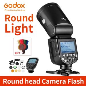 バッグGodox V1 Flash V1C V1N V1S V1F V1O V1P TTL 1/8000S Lithium Battery Speedlite Flash For Canon Nikon Sony Fuji Olympus Pentax