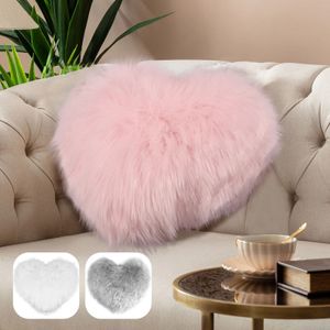 Peluche cuore cuscino morbido soffice amore tiro cuscino decorativo carino a forma di cuore cuscino posteriore per camera da letto divano divano decorazione regalo 240111