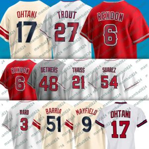 Mike Trout Shohei Ohtani Baseball Jerseys Angels Anthony Rendon Reid Detmers Matt Thaiss Zach Neto Tyler Anderson Taylor Ward Brandon Drury