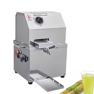 Macchina per l'estrazione del succo di canna da zucchero, spremiagrumi elettrico verticale commerciale in acciaio inossidabile