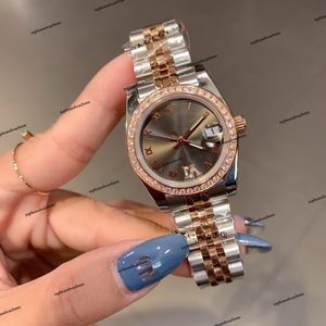 Relógio automático de luxo feminino 41mm todo em aço inoxidável designer relógio mecânico super brilhante à prova d'água relógio de vidro de safira rol diamante moda novo 2024