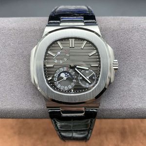 Superclone Mens PP Pateks 고급 자동 기계 5712 시계 181p 디자이너 손목 시계 AAA 안티 스크래치 Sapphire Mirror Business Leisure Montre