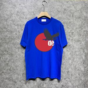 Vintage Kurzarm-T-Shirt aus Baumwolle, blau, lässiges T-Shirt für Herren, Designer-Mode, Top-Shirts, T-Shirts für den Sommer, S-XXL