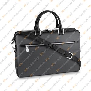 N50200 PORTE DOKUMENTS Bag Business Bag Portfölj Travel Bag Computer Bag Tote Men Fashion Luxury Designer Tote Handväska Top Quality Purse Pouch Snabb leverans