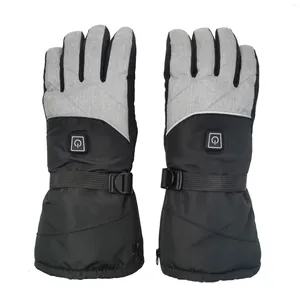 Luvas de ciclismo inverno feminino masculino elétrico aquecido à prova vento mão quente sem bateria para esqui motociclismo caça