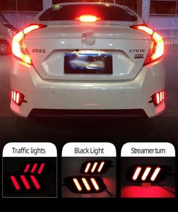 Honda Civic 2016 2017 2018 LED REFRECTOR TAILL LIGHT BRAKE WARNING LAMPリアフォグランプリアバンパーライト1763445