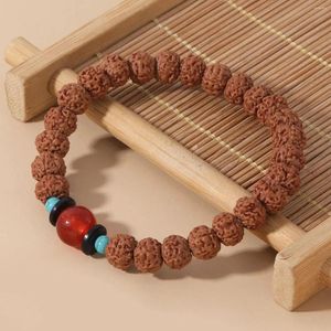 Strand Yuokiaa Klasik Vintage 6mm Doğal Bodhi Boncuklar Taklit Meditasyon Yoga İyileştirici Nimet Dua Takı Çift Festival Hediyeler