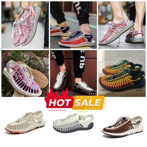 Designer Sandal Hemp Rope Woven Slipper shoes sandals Fashionable Elegant Simple Material Flat Comfortable knit woven shoe mens womans EUR 35-48