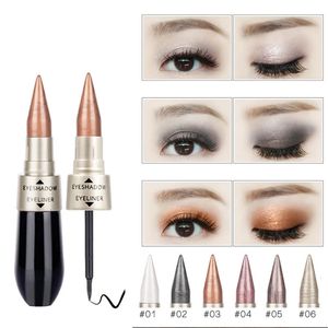 HEALLOR 2 in 1 flüssiger Lidschattenstift Eyeliner Dauerhafter Schimmer Glanz Lidschattenaufkleber Wasserdichter Glitzerliner 240111