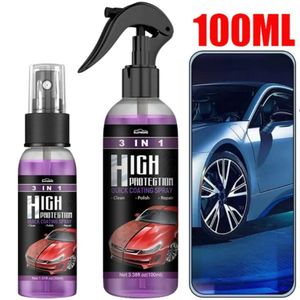 Nuovo 30/100ml Auto Rivestimento In Ceramica Spray Auto Nano Rivestimento In Ceramica Lucidatura A Spruzzo Cera Per Auto Vernice di Riparazione della Graffiatura di Rimozione agente pulito