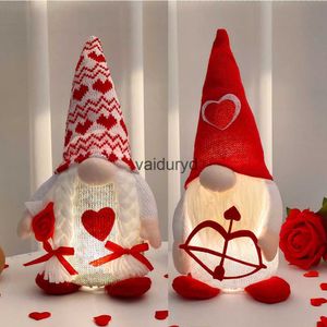 Andere Event-Party-Zubehör, Valentinstag-Dekorationen, leuchtende Plüschzwerge, Elfen, Zwerge, Puppen, Jahrestagsgeschenke, leuchtender Amor-Engel, Hochzeitsornamente