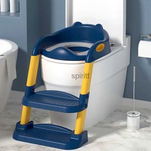 Altre forniture per WC da bagno Vasino Orinatoio per neonati Sedile per WC per bambini con scaletta regolabile WC pieghevole Sicurezza Sedia per bambini Sgabello YQ240111