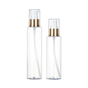 wholesale Spot 120ML 150ML transparent lotion pump plastic empty bottle perfume toner spray bottles LL